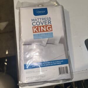 Interiors by Design King Size Vinyl Mattress Protector